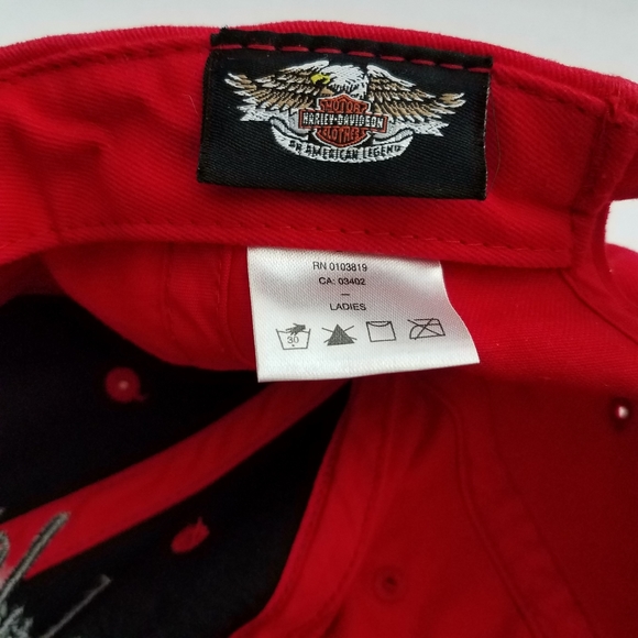 Harley Davidson Studded Embroidered Motorcycle Hat main image 5
